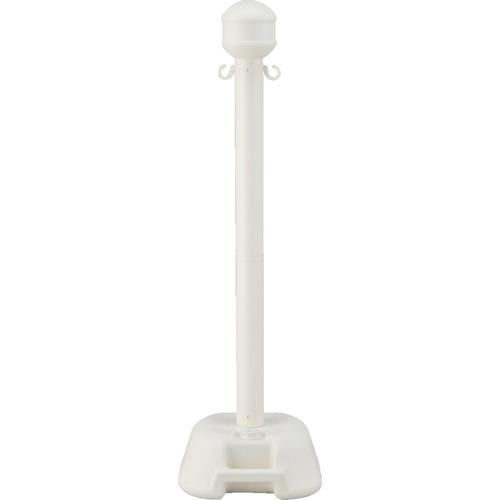 ■緑十字 チェーンスタンド(ボーダースタンド) 白 BD-W 1122&times;330mm〔品番:142001〕【3719600:0】[店頭受取不可]｜ホームセンターバロー　店 9,372円