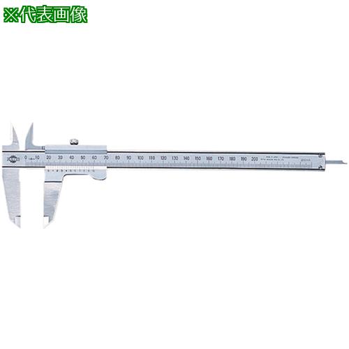 ■AS M型ノギス 20cm M 校正証明書付〔品番:657100220〕【3734621:0】[送料別途見積り][法人・事業所限定][掲外取寄][店頭受取不可]