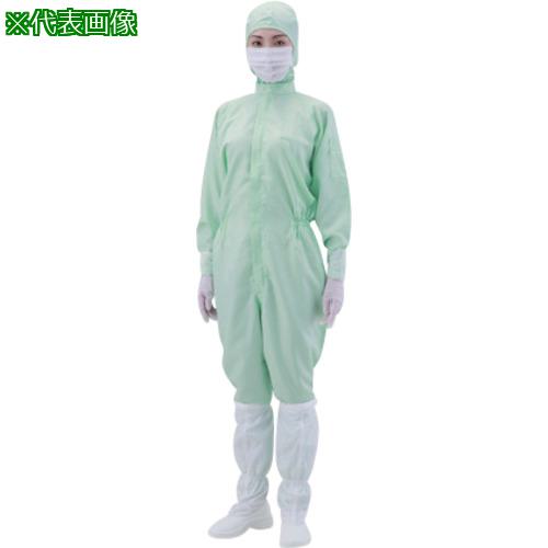 ■AS 緑 5L 無塵衣 AS197C〔品番:1272307〕【3736000:0】[送料別途見積り][法人・事業所限定][掲外取寄][店頭受取不可]
