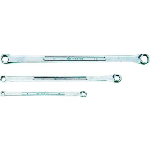 ■KTC 超ロングストレートめがねレンチセット[3本組]〔品番:M1603〕【3736083:0】[店頭受取不可]