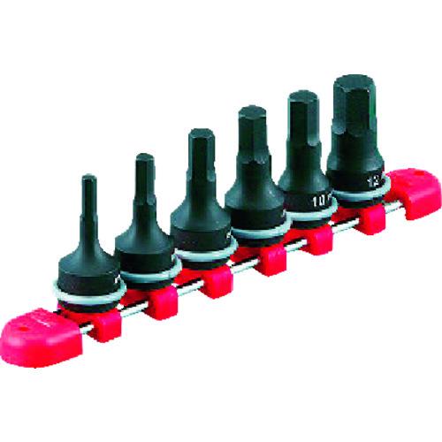 ■KTC 9.5sq.インパクトレンチ用ヘキサゴンレンチセット[6コ組]〔品番:TBTP306P〕【3738469:0】[店頭受取不可]｜ホームセンターバロー　店