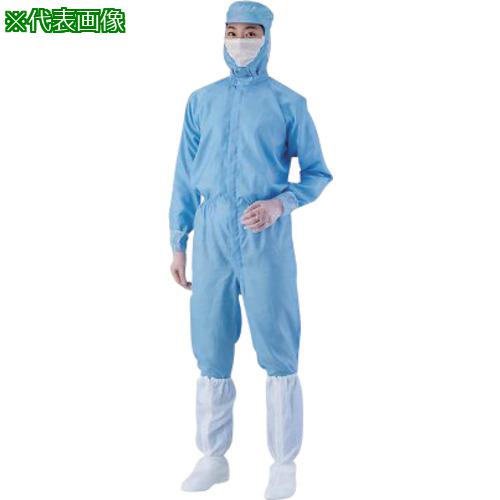■AS 青3L 異物混入対策ツナギ服AS1401〔品番:4232605〕【3740316:0】[送料別途見積り][掲外取寄][店頭受取不可]