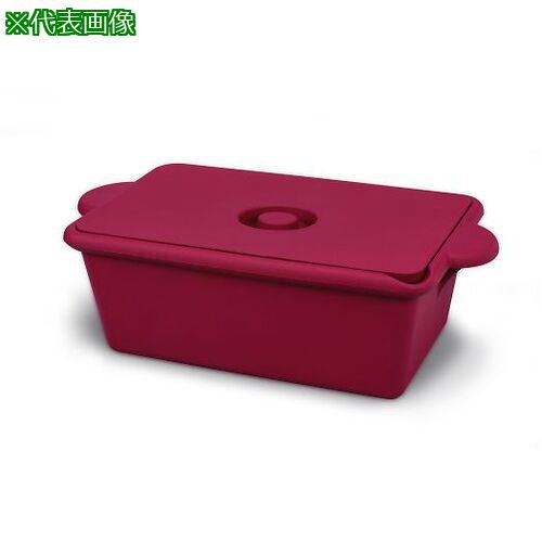 ■AS アイスバケツ 角型(赤) 〔品番:3857904〕【3741294:0】[送料別途見積り][法人・事業所限定][掲外取寄][店頭受取不可]