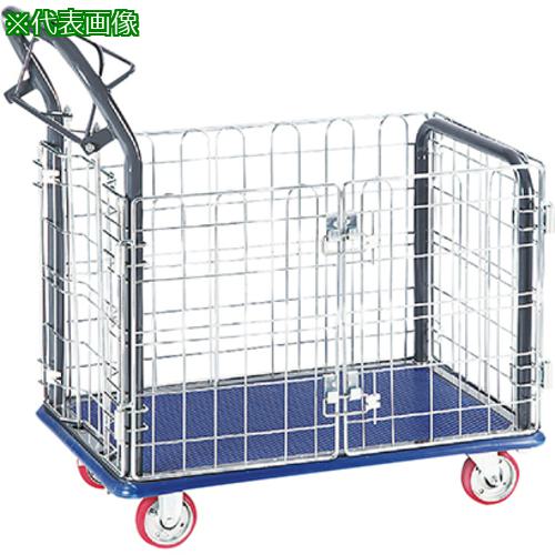 ■AS 観音扉型金網台車 NK107K-HB〔品番:1629003〕【3749332:0】[送料別途見積り][法人・事業所限定][掲外取寄][店頭受取不可] 104,280円