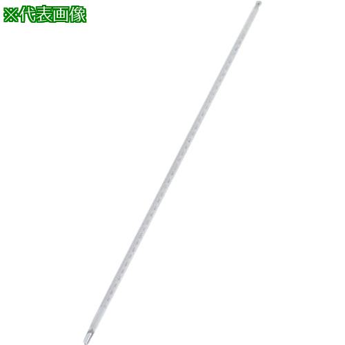 ■AS 水銀ゼロ棒状温度計 1-J1-08-GA〔品番:4298422〕【3750181:0】[送料別途見積り][掲外取寄][店頭受取不可]