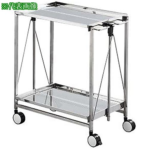■AS 折りたたみワゴン No.1B 2段タイプ〔品番:3919502〕【3750652:0】[送料別途見積り][掲外取寄][店頭受取不可]