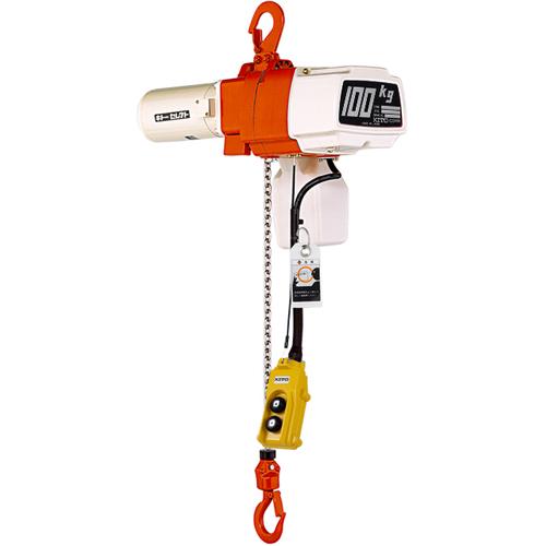 ■KITO 電気チェーンブロック EDX形 キトーセレクト 定格荷重100kg 揚程3m 単相200V 2速形【選べる定格荷重】 EDX10ST 〔品番:EDX10ST〕【3751074:0】[店頭受取不可]