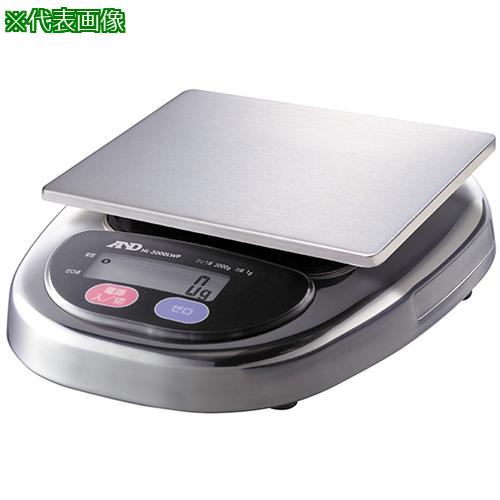 ■AS 防水電子天秤HL3000LWP校正書付 〔品番:273930120〕【3757259:0】[送料別途見積り][掲外取寄][店頭受取不可]