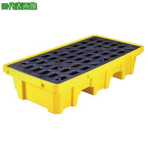■AS SPP102 ドラム缶スピルパレット〔品番:456203〕【3762290:0】[送料別途見積り][法人・事業所限定][外直送][店頭受取不可]