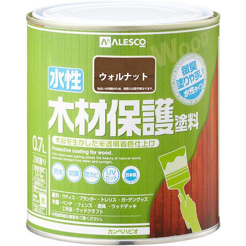 ■KANSAI 水性木材保護塗料 ウォルナット 0.7L《6缶入》〔品番:00647653571007〕【3763849×6:0】[送料別途見積り][掲外取寄][店頭受取不可]