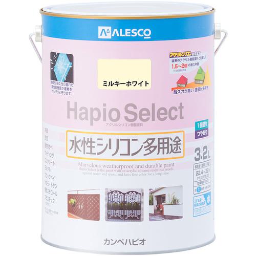 ■KANSAI ハピオセレクト ミルキーホワイト 3.2L《4缶入》〔品番:00017650511032〕【3767104×4:0】[送料別途見積り][法人・事業所限定][掲外取寄][店頭受取不可]