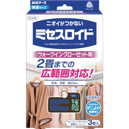 ■白元 ミセスロイドウォークインクローゼット用3個入り 1年防虫《30個入》〔品番:125450〕【3767586×30:0】[送料別途見積り][掲外取寄][店頭受取不可]