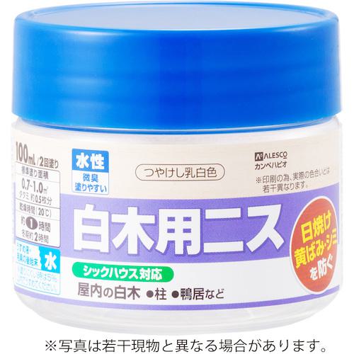 ■KANSAI 水性白木用ニスA つやけしとうめい 100ML《12個入》〔品番:00737653732100〕【3768672&times;12:0】[送料別途見積り][掲外取寄][店頭受取不可]｜ホームセンターバロー　店