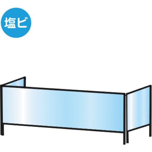 ■TOKISEI ブラックパーテーションスタンド三面450X1100 (塩ビ仕様)〔品番:BHBP3F450X1100E〕【3773458:0】[送料別途見積り][法人・事業所限定][外直送][店頭受取不可]