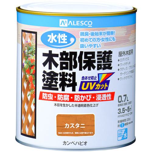 ■KANSAI 水性木部保護塗料 カスタニ 0.7L《6缶入》〔品番:00617653521007〕【3781236×6:0】[送料別途見積り][掲外取寄][店頭受取不可]