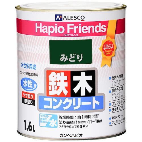■KANSAI ハピオフレンズ みどり 1.6L《6缶入》〔品番:00077650061016〕【3781270×6:0】[送料別途見積り][法人・事業所限定][掲外取寄][店頭受取不可]