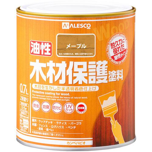 ■KANSAI 油性木材保護塗料 メープル 0.7L《6缶入》〔品番:00247643691007〕【3782857×6:0】[送料別途見積り][掲外取寄][店頭受取不可]