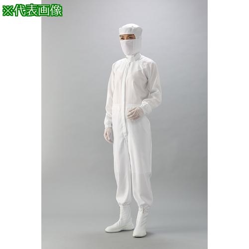 ■ADCLEAN フロントファスナークリーンスーツ 腰裏付 女性用 ブルー M〔品番:CB15252M〕【3799516:0】[送料別途見積り][法人・事業所限定][外直送][店頭受取不可]