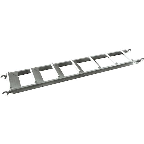 ■PiCa 足場用アルミ階段〔品番:KDPM428JZ〕【3812709:0】[送料別途見積り][法人・事業所限定][直送][店頭受取不可]