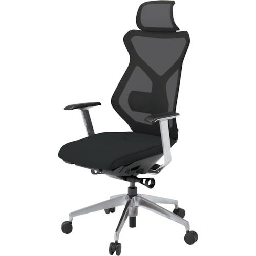 ■ITOKI セクアチェア エクストラハイバック ベースカラーZT T型肘 張地 ブラック〔品番:KG355JV1ZTT1〕【3818757:0】[送料別途見積り][法人・事業所限定][外直送][店頭受取不可]
