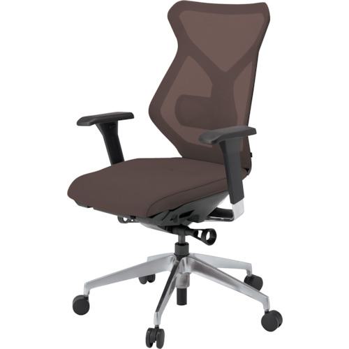 ■ITOKI セクアチェア ハイバック ベースカラーZT アジャスタブル肘 張地 チョコレートブラウン〔品番:KG367JV1ZTH2〕【3819031:0】[送料別途見積り][法人・事業所限定][外直送][店頭受取不可]
