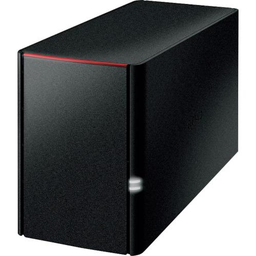 ■BUFFALO LinkStation for SOHO 3年保証モデル RAID機能搭載 ネットワーク対応HDD 2TB〔品番:LS220DN0202B〕【3822031:0】[店頭受取不可]｜ホームセンターバロー　店