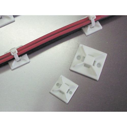 ■TYTON マウントベース 粘着テープ付き 難燃グレード 白〔品番:MB3AV0HF〕【3834984:0】[送料別途見積り][掲外取寄][店頭受取不可]
