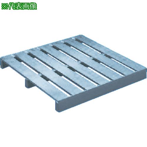 ■TRUSCO アルミパレット 単面二方差型 1000X1000X120〔品番:TSBT1010〕【3841944:0】[直送DS][店頭受取不可]