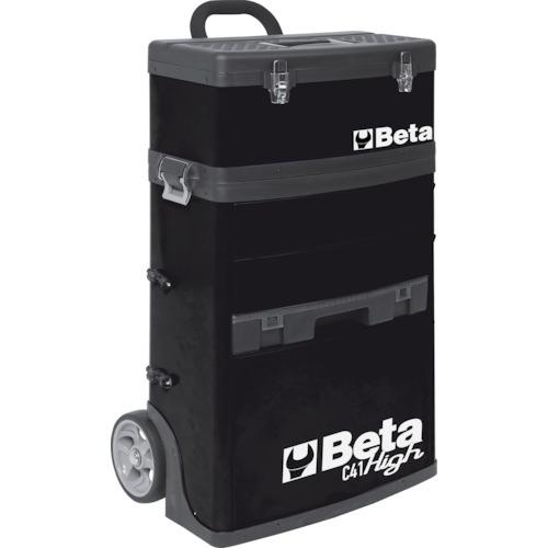 ■Beta 移動式ツールトロリー C41H ブラック〔品番:041000005〕【3856094:0】[店頭受取不可]