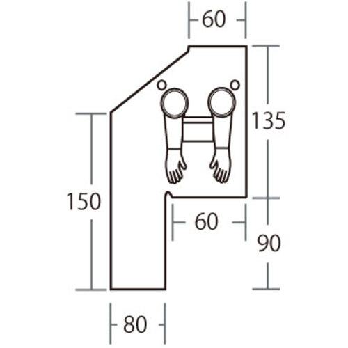 ■アゼアス グローブバッグV10(20枚入)〔品番:GBV10〕【3871891:0】[送料別途見積り][法人・事業所限定][直送][店頭受取不可]