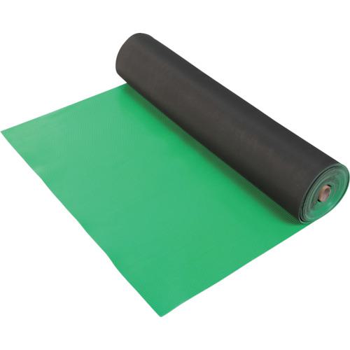 ■グリーンクロス B山ゴムマット(横筋)3.0mm×1m×10m〔品番:6300021118〕【3878501:0】[送料別途見積り][法人・事業所限定][外直送][店頭受取不可] 16,783円