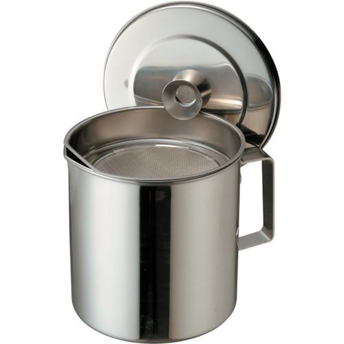 ■エムテートリマツ MT18-8替え網式オイルポット3L〔品番:005867003〕【3886266:0】[店頭受取不可]