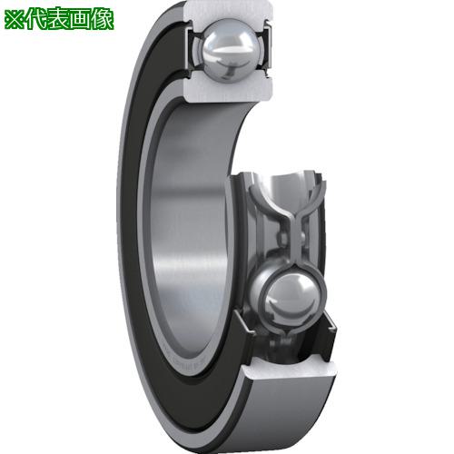 ■SKF 単列深溝玉軸受 軸受両端接触シール C3すきま(すきま大) 内径90mmX外径190mmX幅43mm〔品番:63182RS1C3〕【3887963:0】[送料別途見積り][店頭受取不可]