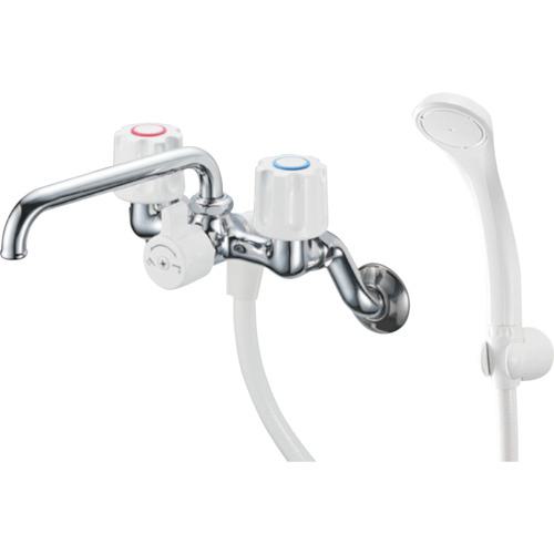 ■SANEI ツーバルブシャワー混合栓〔品番:SK21W13〕【3889565:0】[送料別途見積り][掲外取寄][店頭受取不可]