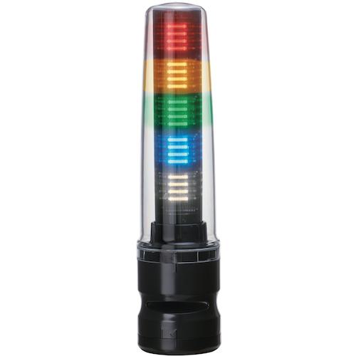■PATLITE シグナルタワー LED積層信号灯〔品番:LS7502DFBWHRYGBC〕【3893945:0】[送料別途見積り][法人・事業所限定][掲外取寄][店頭受取不可]