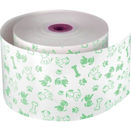 ■グリーンクロス ファンシーレジ用紙 58mm幅 犬 緑 50巻入り〔品番:6300028014〕【3925716:0】[法人・事業所限定][直送元][店頭受取不可]