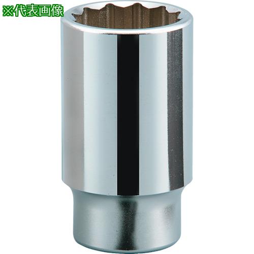 ■KTC 19.0sq.ディープソケット(12角) 63mm〔品番:B6L63W〕【3928884:0】[店頭受取不可]
