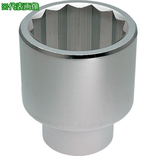 ■KTC 25.4sq.ソケット(十二角) 対辺寸法100mm 全長130mm〔品番:B8100W〕【3928887:0】[送料別途見積り][掲外取寄][店頭受取不可]
