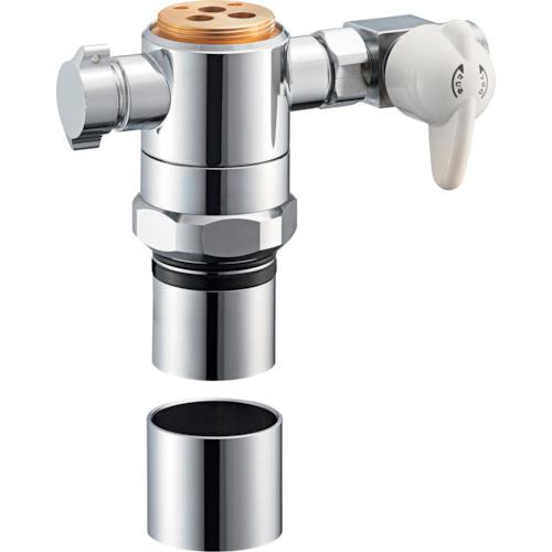 ■SANEI シングル混合栓用分岐アダプター〔品番:B98AU5〕【3963061:0】[送料別途見積り][掲外取寄][店頭受取不可]