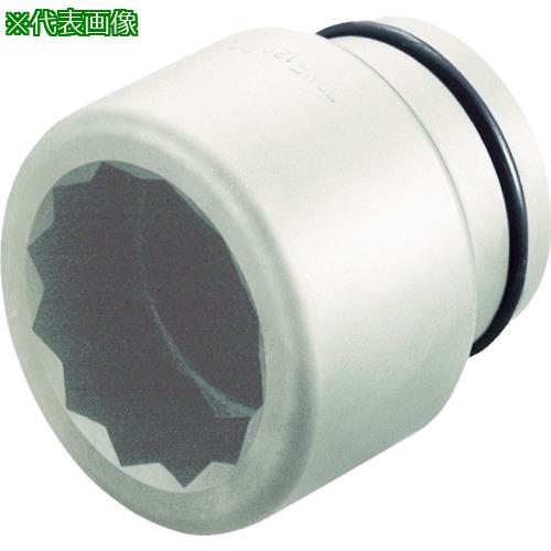 ■【在庫限り】TONE インパクト用ソケット(12角) 100mm 全長150mm〔品番:12AD100〕【3963560:0】[店頭受取不可]