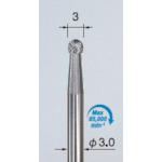 ■アルゴファイル 仕上用超硬カッター(マイクロカット) Φ3 3.0軸〔品番:CC201MC〕【4019193:0】[送料別途見積り][掲外取寄][店頭受取不可]