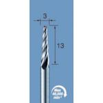 ■アルゴファイル 超硬カッター アルミカット Φ3X13 Φ3.0軸〔品番:CC161A〕【4019499:0】[送料別途見積り][掲外取寄][店頭受取不可]