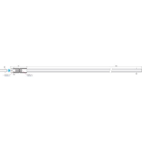 ■アルゴファイル シャンクアダプター Φ6mm軸×640L ( Φ8.0)〔品番:MR233〕【4021662:0】[送料別途見積り][掲外取寄][店頭受取不可]