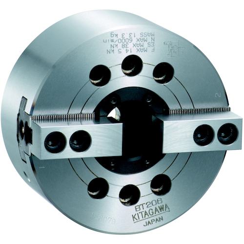 ■北川 2爪中空パワーチャック チャック外径169mm〔品番:BT206〕【4025719:0】[送料別途見積り][法人・事業所限定][外直送][店頭受取不可]