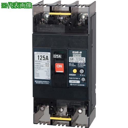 ■テンパール GB-123EC 125A 30MA 200-415V Eシリーズ(経済タイプ)漏電遮断器 OC付 モータ保護兼用〔品番:123EC12304〕【4030278:0】[送料別途見積り][掲外取寄][店頭受取不可]｜ホームセンターバロー　店