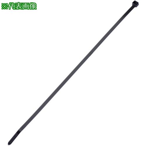 ■PANDUIT ナイロン結束バンド 耐候性黒(100本入)幅7.6厚さ1.9mm〔品番:PLT7LHC0〕【4037537:0】[店頭受取不可]