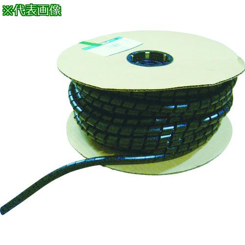 ■PANDUIT スパイラルラッピング 耐候性ナイロン66 黒〔品番:T38NC0〕【4038282:0】[店頭受取不可]｜ホームセンターバロー　店