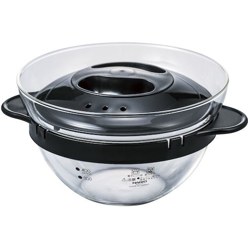 ■HARIO ガラスのレンジおかず鍋《18個入》〔品番:XOY1B〕【4059286×18:0】[送料別途見積り][法人・事業所限定][外直送][店頭受取不可] 16,622円