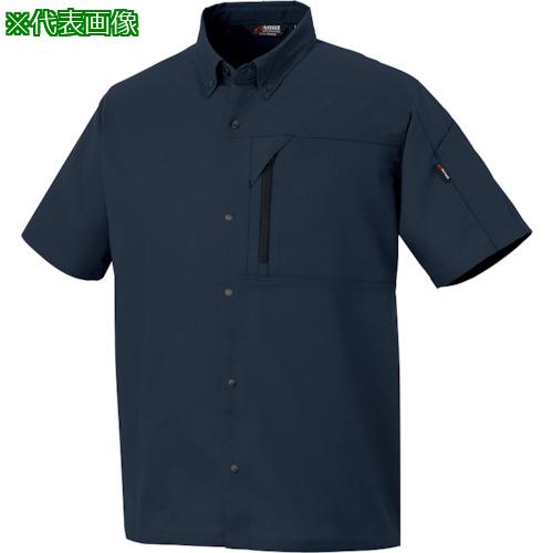 ■アイトス ニュームービンカット 春夏半袖シャツ ネイビー 3L〔品番:AZ33370083L〕【4059715:0】[送料別途見積り][掲外取寄][店頭受取不可]