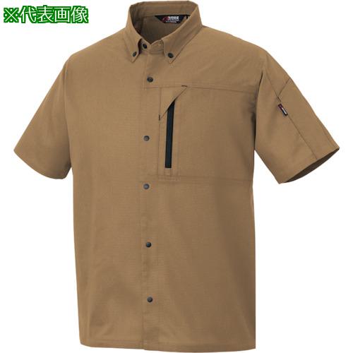 ■アイトス ニュームービンカット 春夏半袖シャツ カーキ 6L〔品番:AZ33370256L〕【4061261:0】[送料別途見積り][掲外取寄][店頭受取不可]